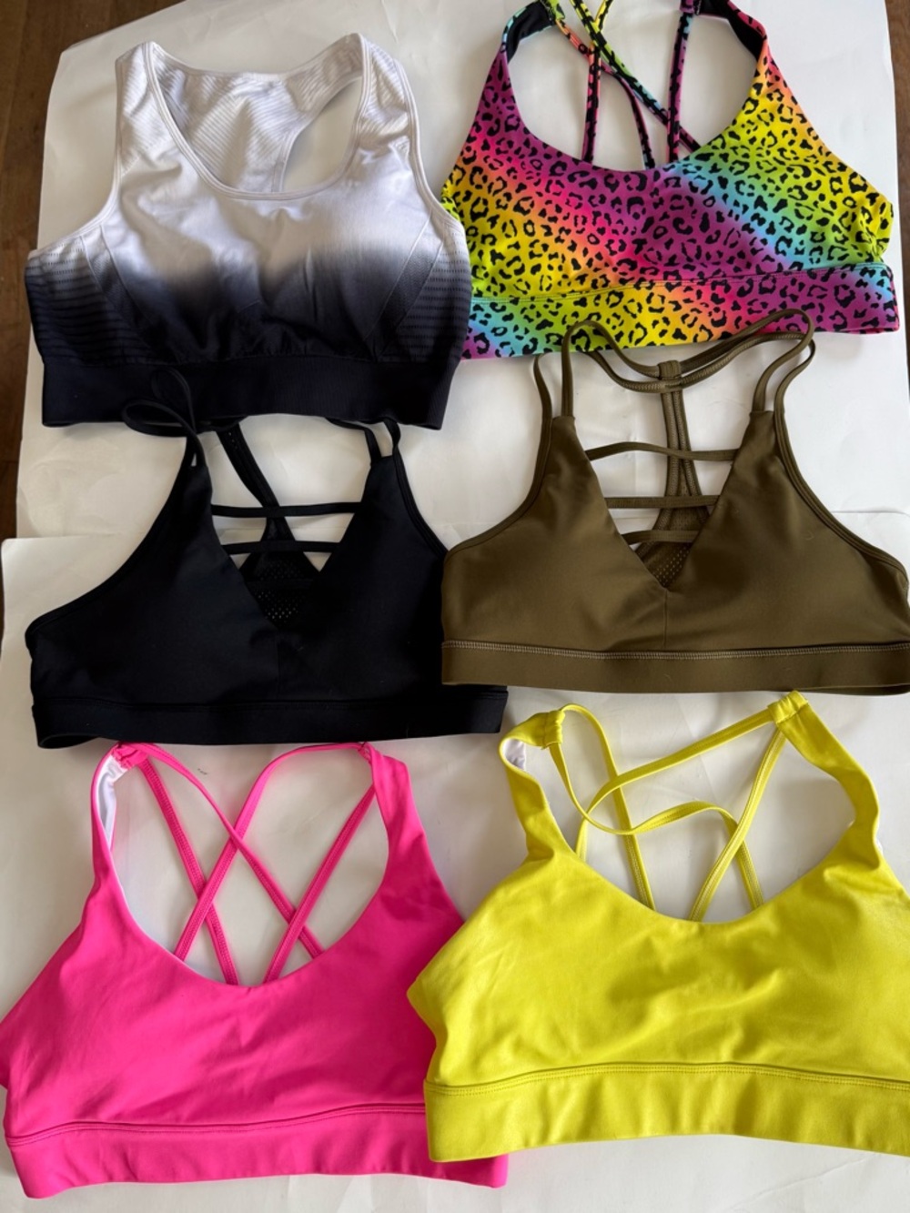 BUNDLE: 6 Zyia Active Bras, size large - Picture 2 of 7